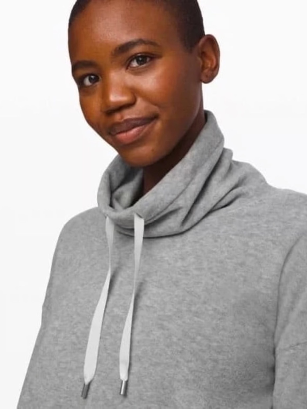 Lululemon Go Forward Fleece Pullover | Heathered Core Light Grey | Size 4